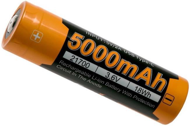 Fenix 21700 oplaadbare batterij 5000mAh