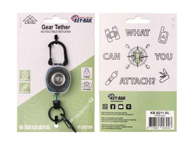 Key-Bak Gear Tether Blauw