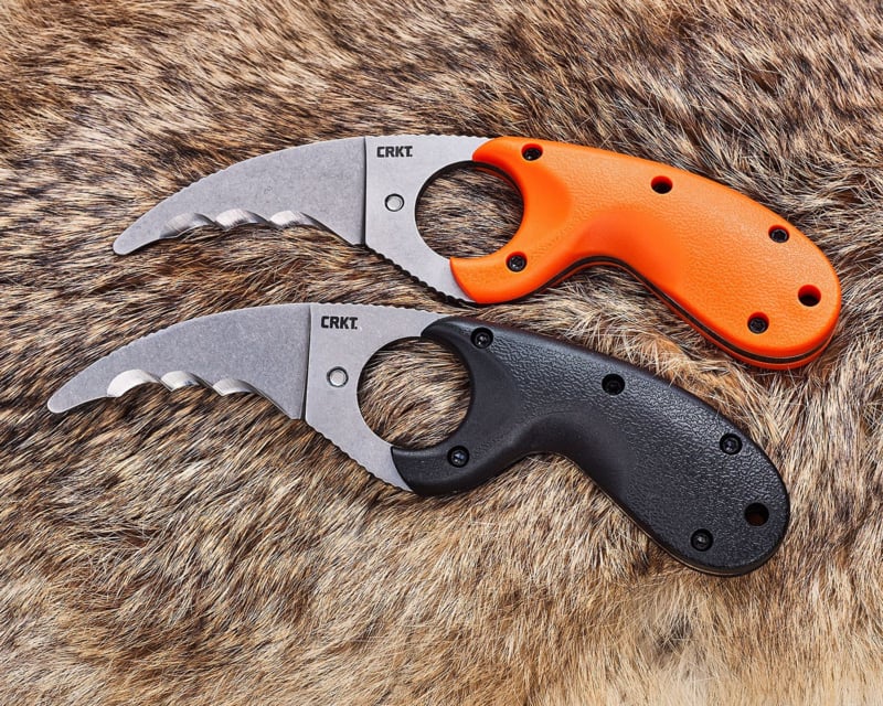 CRKT Bear Claw-mes V2 Zwart met Veff-vertanding
