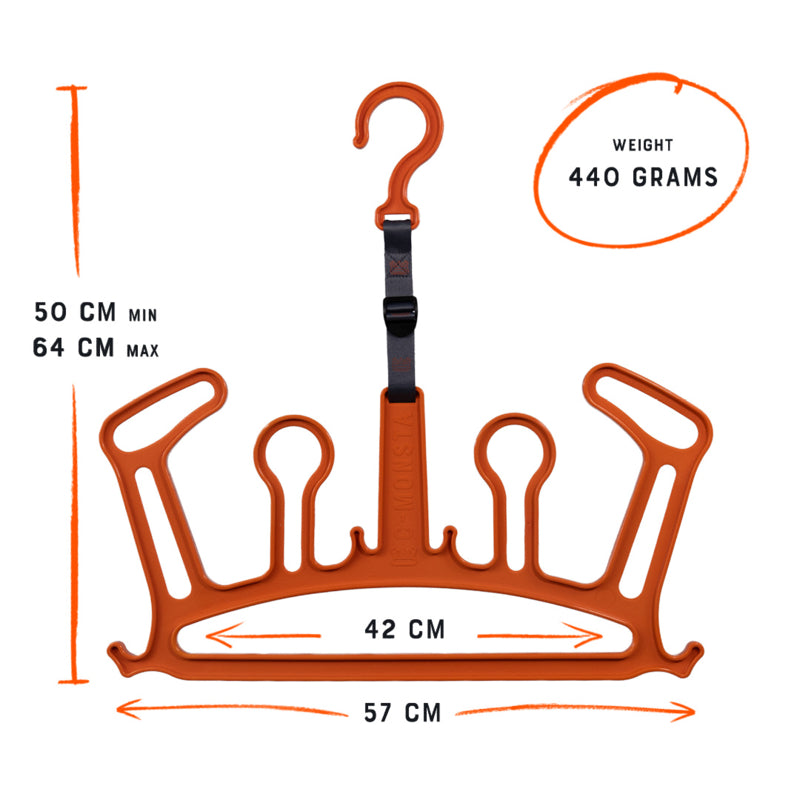 C-Monsta Wetsuit kledinghanger V2 Oranje