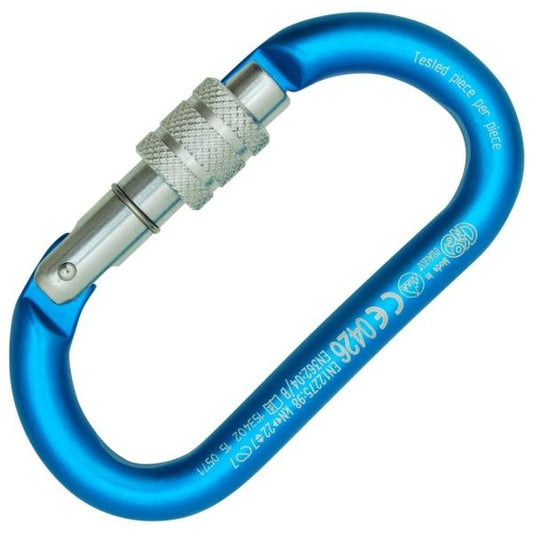 Kong Oval Alu Classic Schroef Karabiner