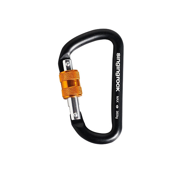 Singing Rock Mini D Schroefcarabiner