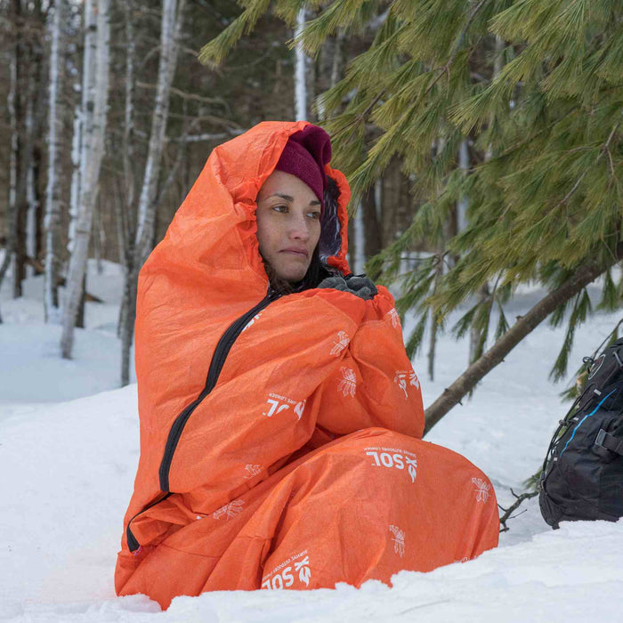 SOL Escape Bivakzak met capuchon - Oranje
