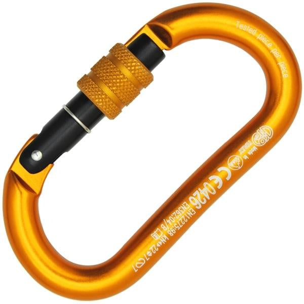 Kong Oval Alu Classic Schroef Karabiner