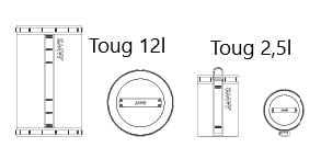 Jaws TOUQ  12 l Waterdichte tas
