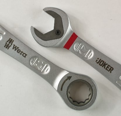 Wera Joker 17mm steek- en ringratelsleutel