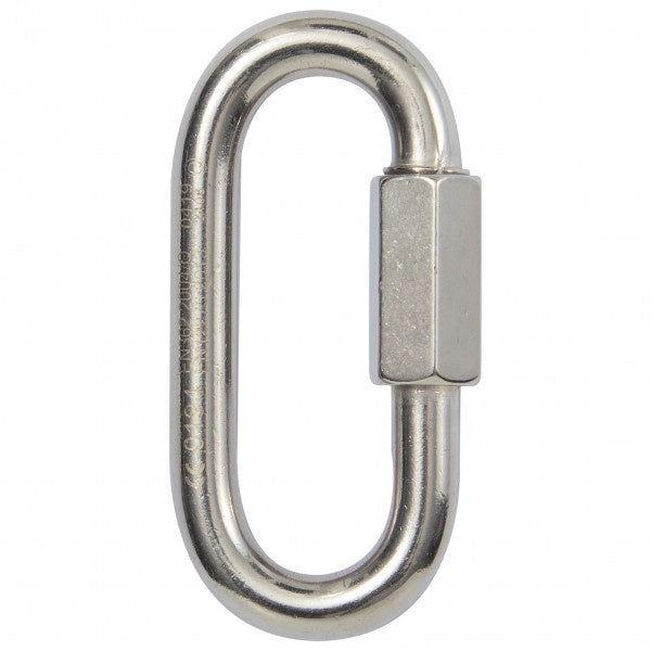 Ovale Quick Link  8mm RVS Maillon