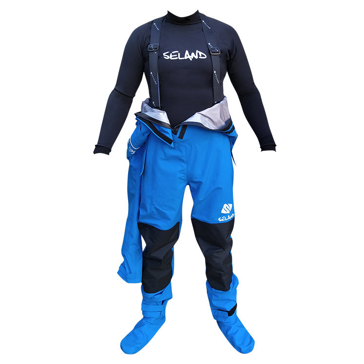 Seland Canyoning Droogpak Blauw