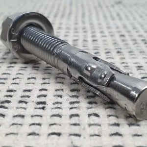 TEBYLON doorsteekanker bout M8 x 70mm roestvrij staal