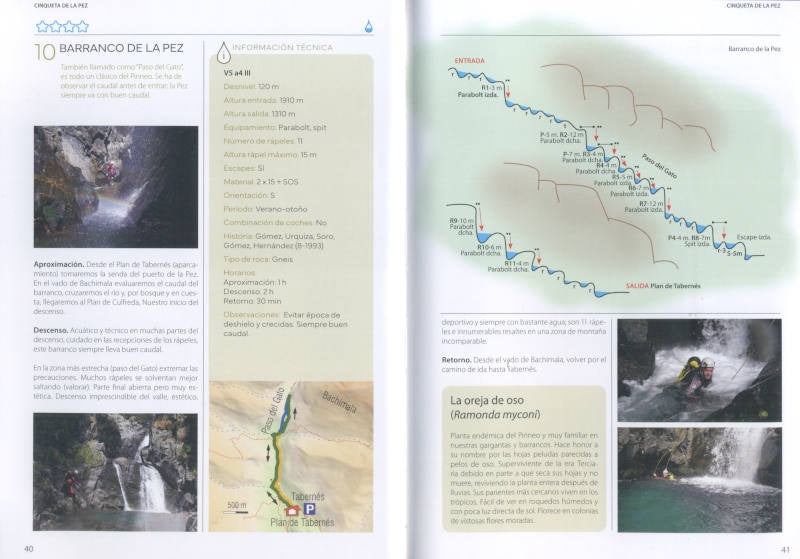 Canyons and barrancos de la Val de Chistau