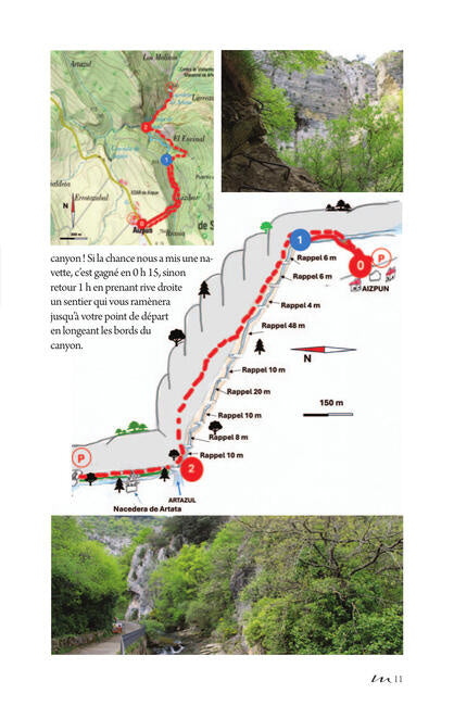 Canyons in de Pyreneeën. Frankrijk-Spanje. 35 afdalingen
