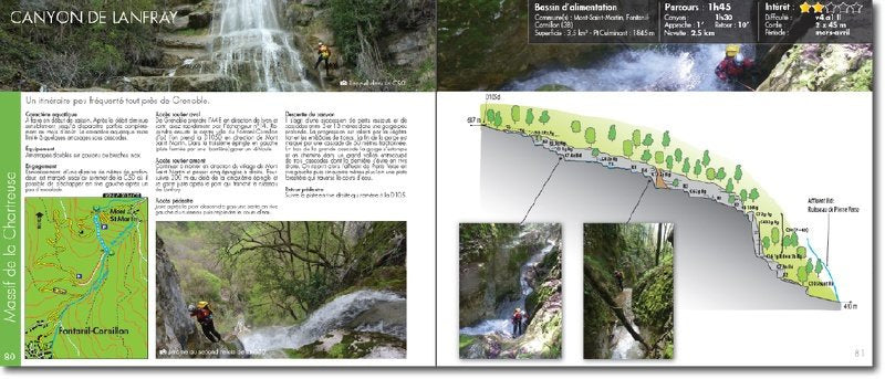 100 Descentes de Canyons autour de Grenoble