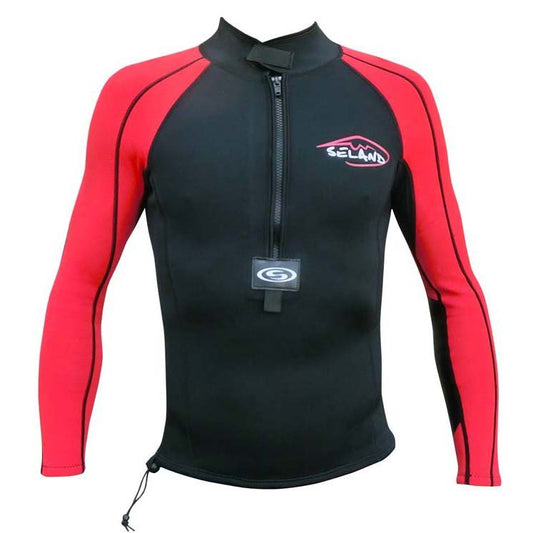 Seland neopreen ritsjack ONIS 2mm ROOD